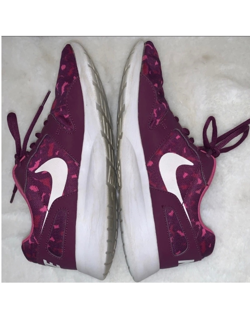 🦋🎯 Nike Kaishi Running Shoes Pink Purple Animal Print Size 9 - Picture 6 of 12